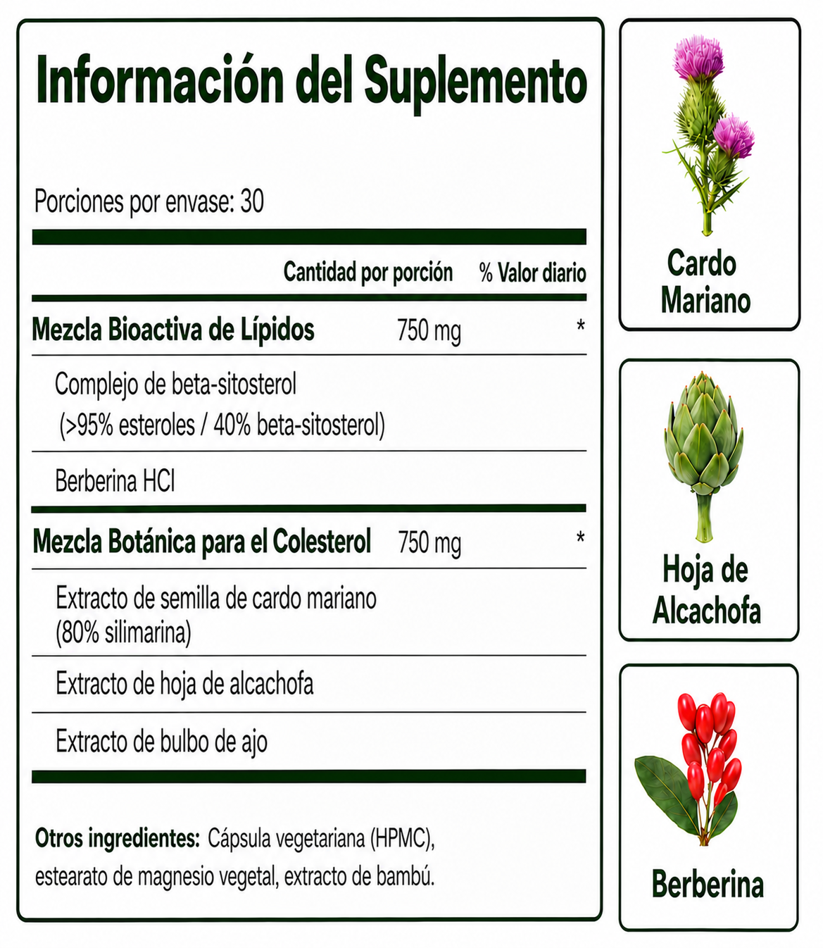 Suplemento CardiPure | Controla el Colesterol y Apoya la Pérdida de Peso