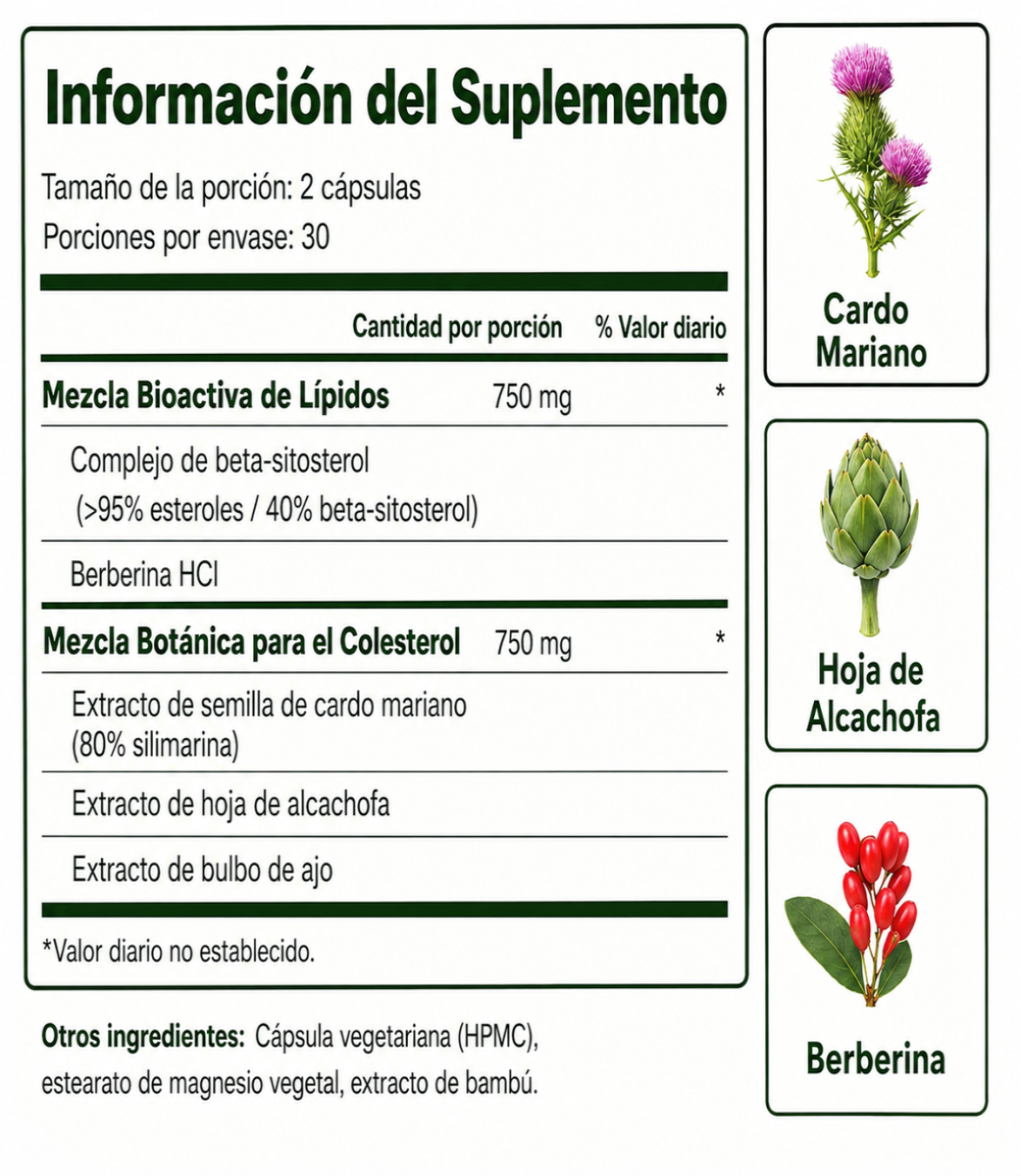 Suplemento CardiPure | Controla el Colesterol y Apoya la Pérdida de Peso